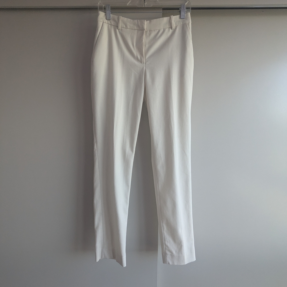 H&M Cream Straight Leg Pants